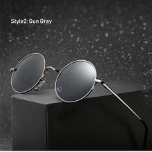 Load image into Gallery viewer, Polarized Vintage Retro Round Sunglasses